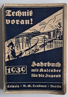 *VENTE de ma COLLECTION*ALMANACH*HJ*MANUEL*JEUNESSE*LA TECHNIQUE AVANCE *1939* - Photo 1/4