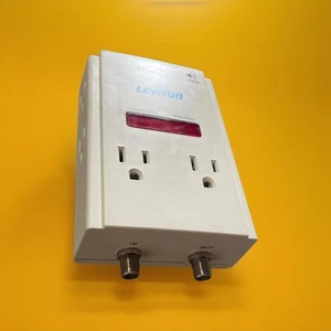 🔥(AN) ***QTY 1*** Leviton 4900-PC TVSS Surge Protector Commercial Compact Block - Picture 1 of 8