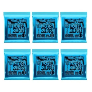6 CONJUNTOS Cuerdas para Guitarra Eléctrica Ernie Ball EXTRA SLINKY Níquel Herida 8-38 2225 - Imagen 1 de 7