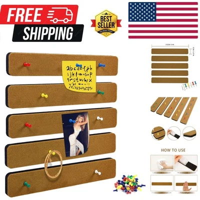 Tableros de corcho pequeños versátiles para paredes - perfectos para decoración del hogar u oficina Foto 1 de 4