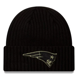 New Era Herren Salute to Service New England Patriots schwarz Strickmütze Gr. OSFA - Bild 1 von 3