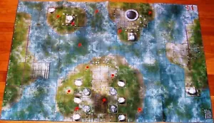 MAPA ANURA TEMPLE HeroClix B.P.R.D Hellboy - Imagen 1 de 1