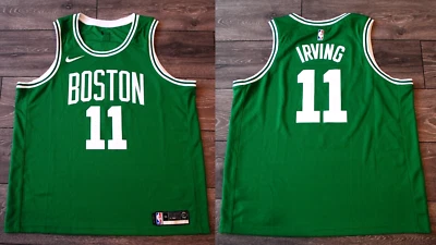 NBA NIKE AUTÉNTICA BOSTON CELTICS IRVING JERSEY CAMISA SWINGMAN PARA HOMBRE 56 VERDE 2XL Foto 1 de 4