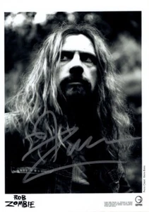 ROB ZOMBIE Signed 5x7 Photo w/ Hologram COA - Picture 1 of 2
