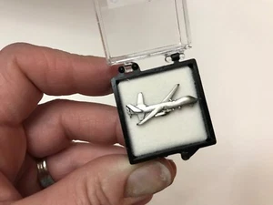 Reaper pin, military plane pin, plane pin, silver tone pin, military souvenir - Picture 1 of 5