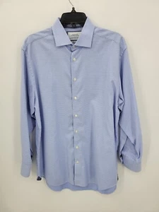 Camisa Charles Tyrwhitt Para Hombre 16.5/33 Azul Blanco Estampado Calce Clásico Abotonada - Imagen 1 de 8