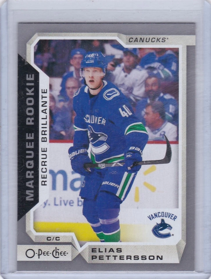 2018-19 O-Pee-Chee Elias Pettersson Silver Rookie Rc #611 - Image 1 of 1