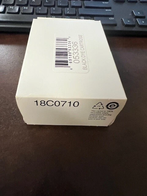 Genuine Primera 53336 Black Dye Ink Cartridge 18C0710 NEW OEM SEALED - Image 1 of 1