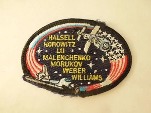 Kleine NASA Space Shuttle Mission STS-101 Atlantis Bügelbild Patch dunkelblau - Bild 1 von 4