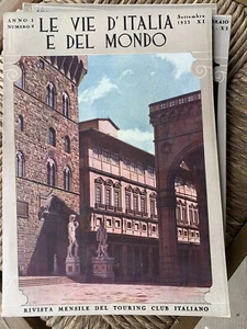 Touring Club/ Le Vie D'Italia e Del Mondo. Anno . 1933. settembre - Bild 1 von 1