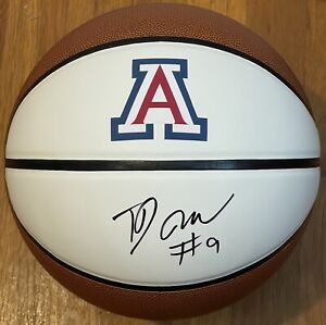 T. J. McConnell Signed Autographed Arizona Wildcats Logo Basketball JSA COA