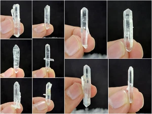 NATÜRLICHER QUARTZ FADENPUNKTE KRISTALL HEILENDER KRISTALLABSCHLUSS REIKI 326g - Bild 1 von 18