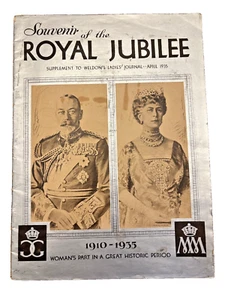 Livre journal souvenir du jubilé de la famille royale avril 1935 Weldon's Ladies - Photo 1/9