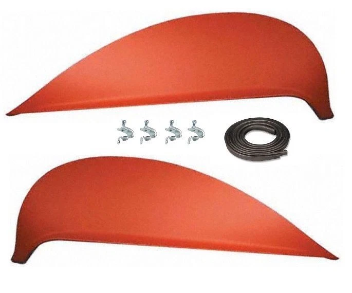 58 1958 Chevy Impala Metal Fender Skirts New - Image 1 of 1