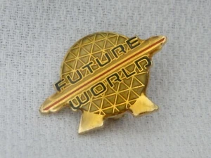 Vintage Disney Future World Lapel Pin . Epcot Theme Park Spaceship Earth Retired - Picture 1 of 9