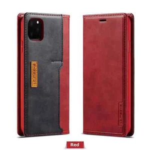 Kunstleder Wallet Magnet Hülle Karten Case für iPhone 12 Mini 11 PRO MAX  - Bild 1 von 12