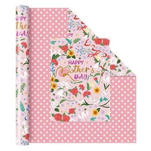 WERNNSAI Mother's Day Wrapping Paper Roll - 1 Roll 17”x 33 ft Mothers Day Wra... - Picture 1 of 7
