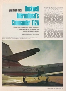 Aero Commander 112A Aircraft Report 1/8/2024r - Foto 1 di 1