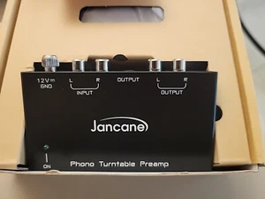 Phono Turntable Preamp Jancane On/off Switch DC12V/150mA Power Supply New In Box - Picture 1 of 8