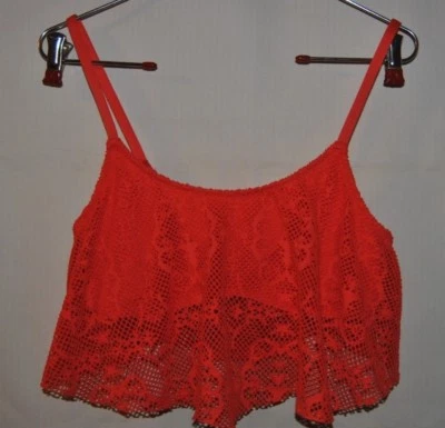 Traje de baño para mujer MOSSIMO naranja encaje/malla talla S Foto 1 de 4
