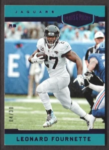 2018 Panini Plates & Patches Football Purple #84 Leonard Fournette 04/30 - Picture 1 of 2