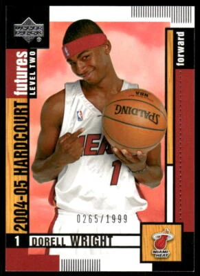 Dorell Wright Rookie 2004-05 Upper Deck Hardcourt #109 #/1999 45205 Foto 1 de 2