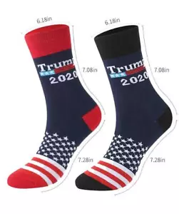 Trump Fun Socks 2020 MAGA Repubblicano Conservatore Sostenitore Regalo - Foto 1 di 5