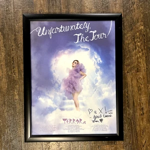 Signed Terror Jr Official 2019 Tour Poster (Lisa Vitale Autograph w Exact Proof) - Picture 1 of 4