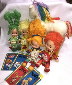Rainbow Brite Lot Dolls Mattel Pony Horse Plush Sprites 1983 Hallmark Vintage - Picture 1 of 12