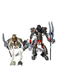 2003 LEGO Bionicle Titans 3287 TAKUTANUVA) Makuta 8593 & Takanuva 8596 Complete