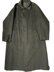 Nuevo Abrigo De Colección Años 90 ROMEO GIGLI Hombres Gris Lana Cachemira Balmacaan Talla 40 Italia 50 - Imagen 1 de 12