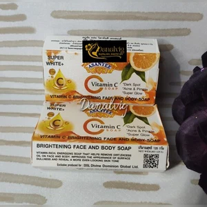 2 Bars x 125g Soap Vitamin C  Asantee Face And body Brightening Soap Anti Acne - Picture 1 of 3