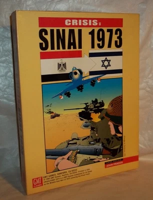 Crisis – Sinai, 1973 - A GMT Game Un-punched - Complete 1995 Ed. - Image 1 of 3