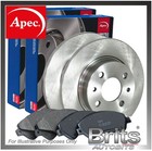 Genuine Apec Blue Rear Brake Discs and Pads for KIA CARENS 1.6 1.7 (2013–2016)