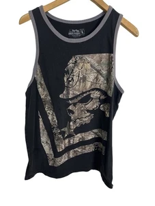 Vintage Metal Mulisha Herren Realtree Camouflage Totenkopf Tank Top Shirt Größe Large - Bild 1 von 5