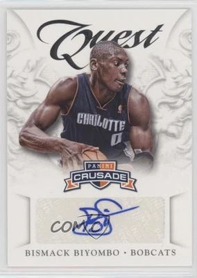 2012-13 Panini Crusade Quest Auto Bismack Biyombo #73 Rookie Auto RC - Image 1 of 2