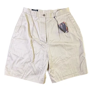 Cutter & Buck Women's Khaki Pleated Golf Shorts - Size 14 - NWT - Casual - Picture 1 of 6
