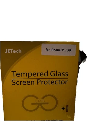 JETech Screen Protector for iPhone 11 and iPhone XR Tempered Glass New Sealed - Image 1 of 4