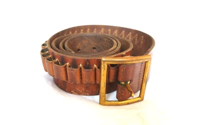 Hunter 138 LG Cuero Vaquero Revólver Cartucho Munición Cinturón -38 Especial 357 Magnum Foto 1 de 4