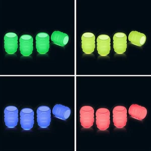 8St Universelle Leuchtend Fluoreszierende Ventilkappen Für Auto Reifen - Picture 1 of 58