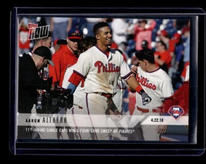 2018 Topps Now #114 Aaron Altherr - Picture 1 of 2