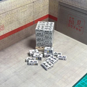 1:64 Diorama Box Model Warehouse Beer Crates Miniature Scene Display Props Model - Picture 1 of 44
