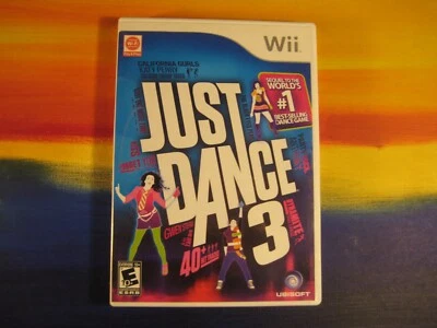 Just Dance 3 JD3 Nintendo Wii Ubisoft Dance Exercise Game - Image 1 of 3