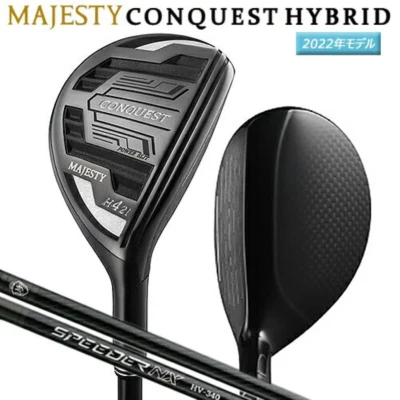 Majesty 2022 CONQUEST Hybrid 5H RH Speeder NX HV340 Graphite Flex SR HC New - Image 1 of 4