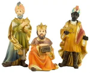 Wunderschöne Krippenfiguren Heilige drei Könige 3-tlg., ca. 11 cm, K 504-02 - Bild 1 von 1