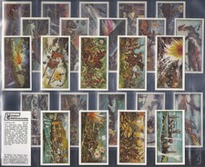 BASSETT-FULL SET- VICTORIA CROSS HEROES IN ACTION 1970 (STD HEADING 25 CARDS)