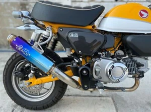 ZoOM Exhaust TITANIUM Blue Honda monkey 125 Full System Low Mount 2018-2025 2SLZ - Bild 1 von 10
