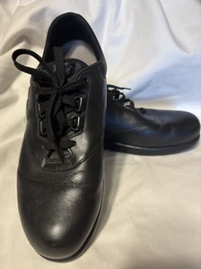 SAS Free Time Tripad Comfort Lace Up Black Leather Walking Shoe Women's 10 M - Picture 1 of 12