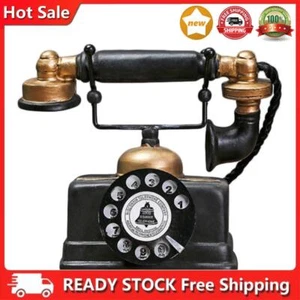 Vintage kreatywny model telefonu antyczny ornament rzemiosło dekoracja domu dziecko ge - Zdjęcie 1 z 8