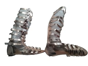 Gladiator Sandals Knee High Strappy Roman Size 6 Sbd - Picture 1 of 5